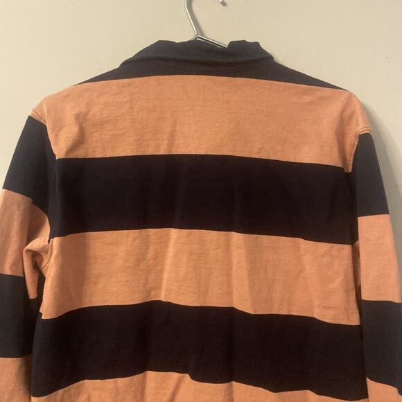 The North Face Rugby Shirt Mens Large Long Sleeve Polo Striped Heavy Retro 90’s - Picture 5 of 5